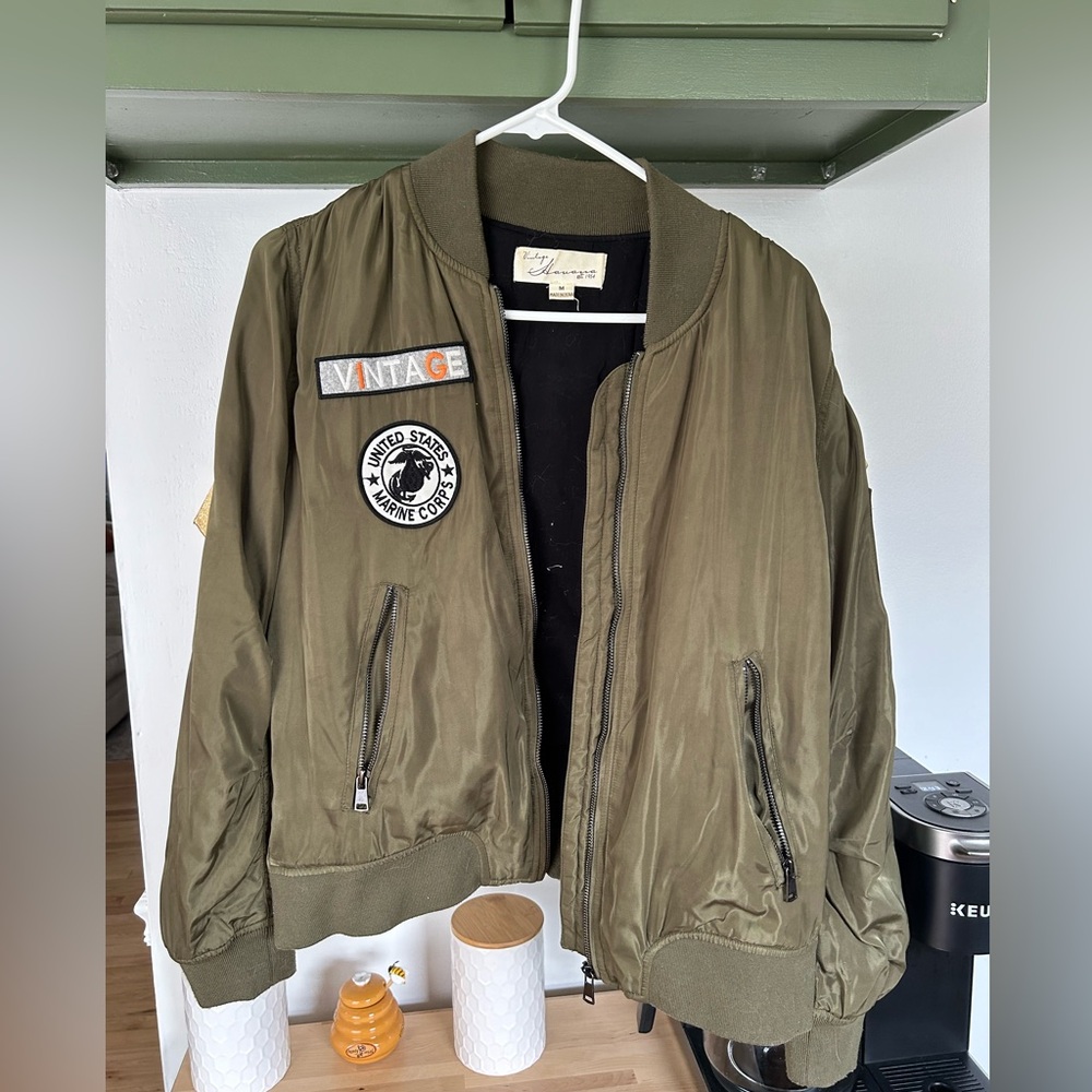 Vintage Style Bomber Jacket
